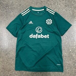 Adidas Green Celtic FC Kyōgo Furuhashi 2021/22 Home Jersey Shirt (Size M)